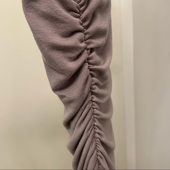 Anne Klein Mauve Sheath Dress with Ruched side - Picture 2 of 3